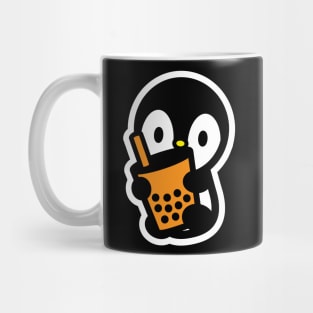 Penguin Bird Bubble Thai Milk Tea Boba Pearl Drink Animal Bambu Brand Mug